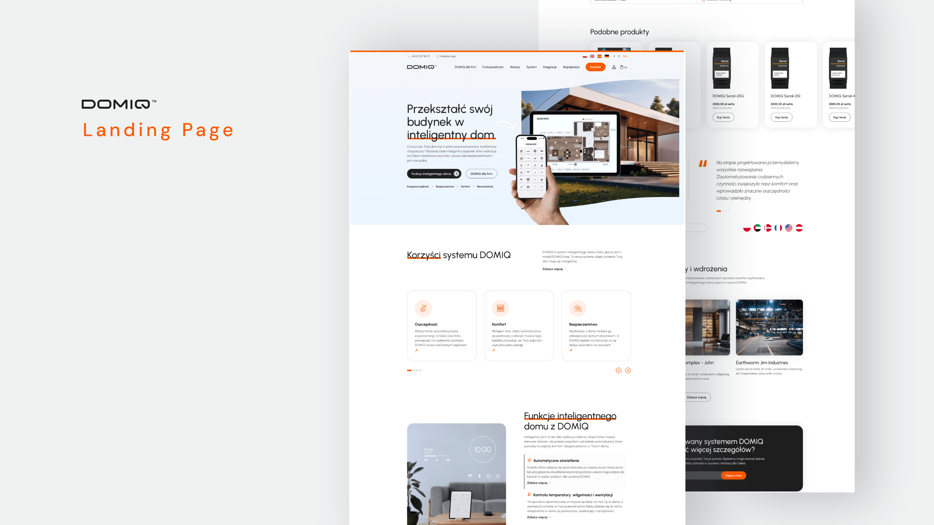 Landing Page - DOMIQ