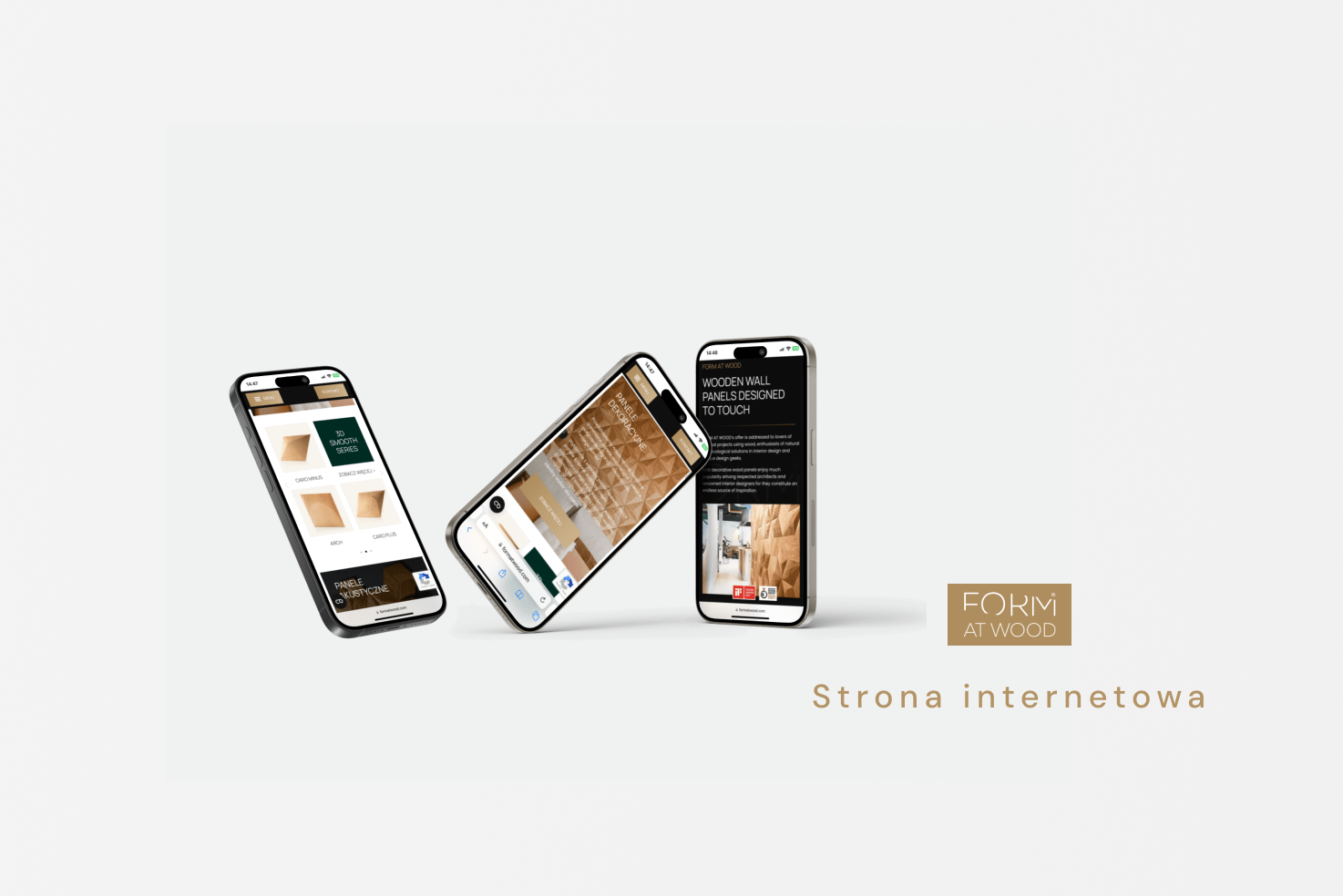 Strona internetowa - FORM AT WOOD