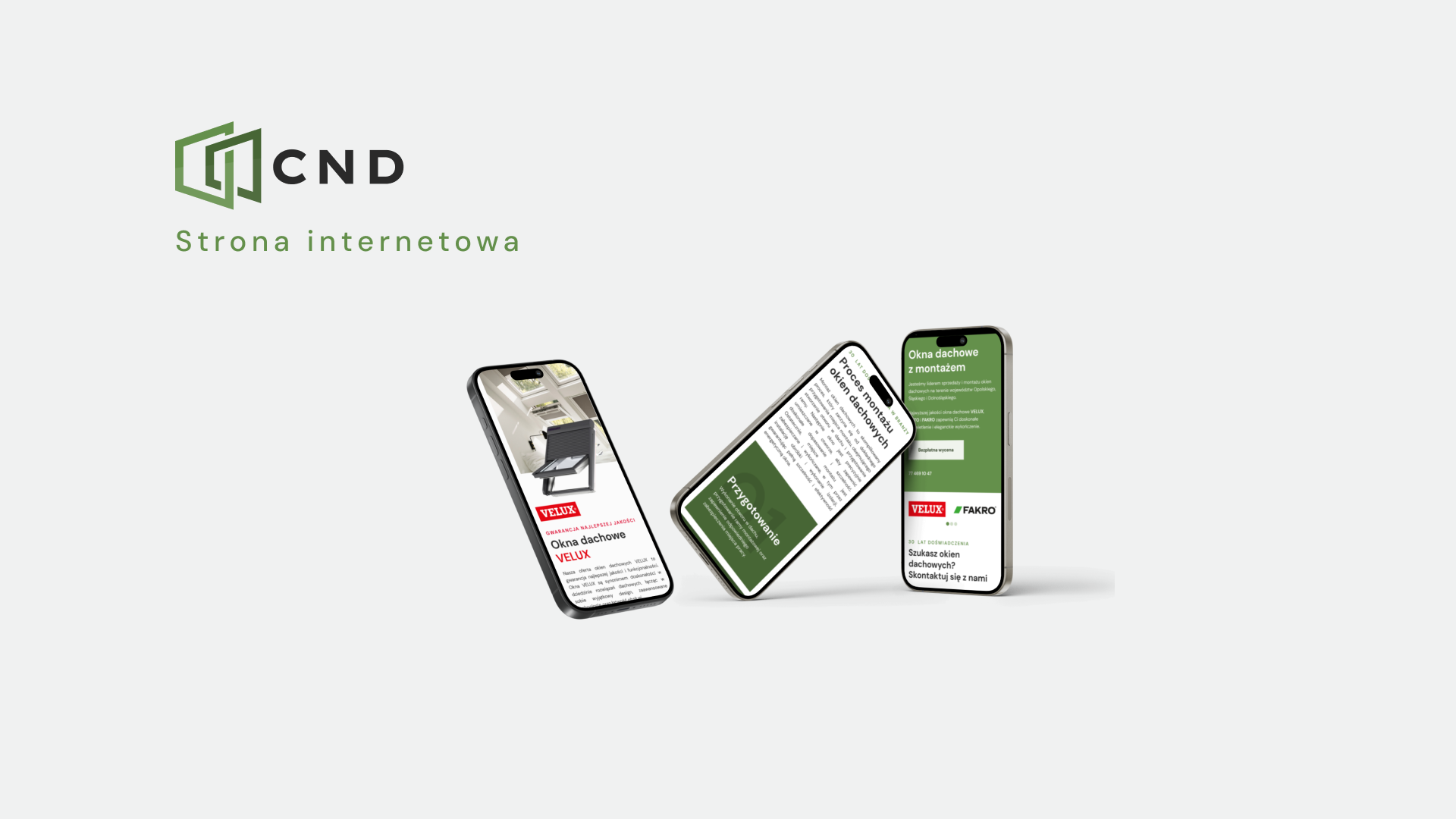 Strona internetowa - CND Okna Dachowe
