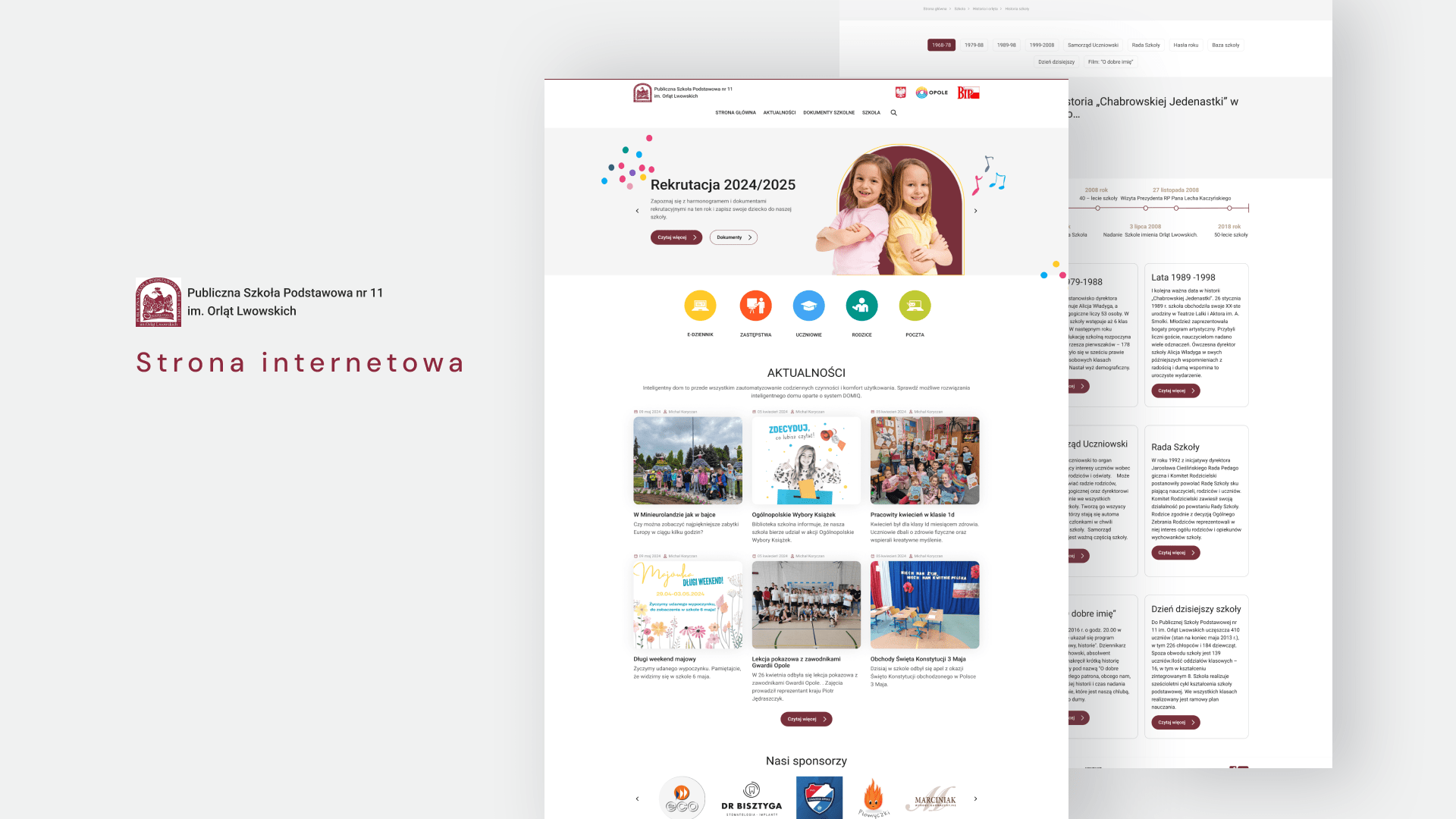 Strona internetowa - PSP 11 w Opolu
