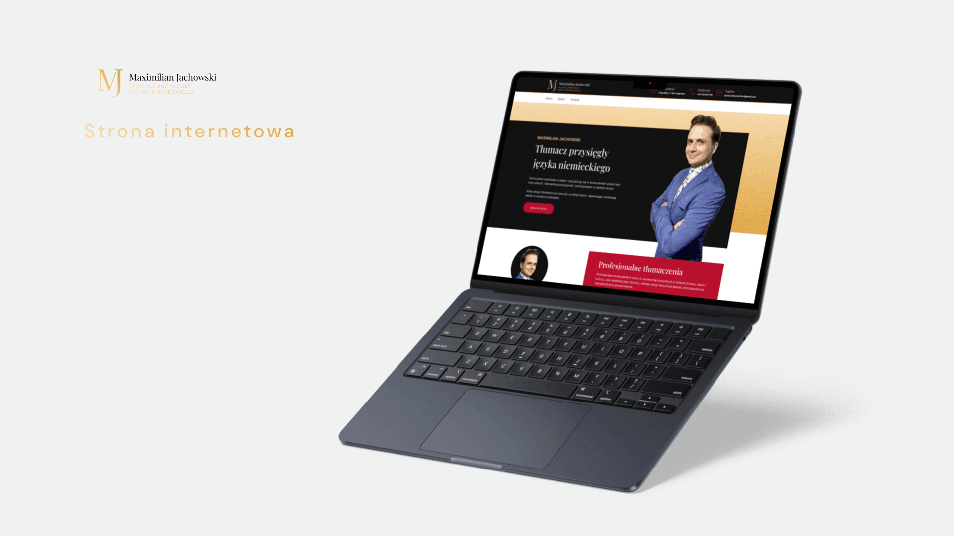 Strona internetowa - Jachowski Tłumaczenie